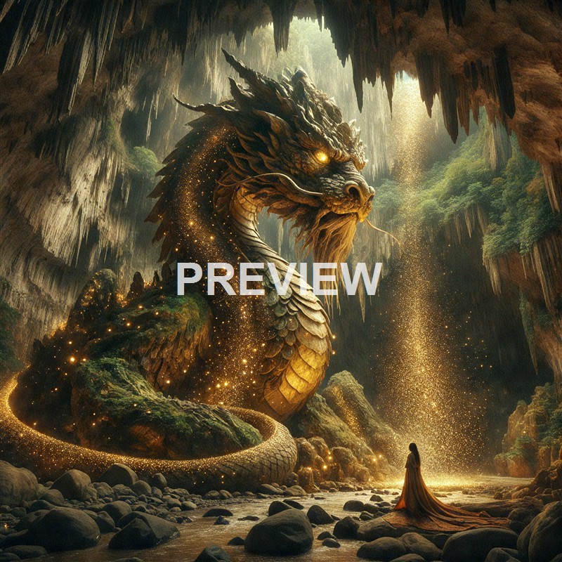 17674 - a-hidden-mountain-cave-filled-with-shimmering-golden-_00002__result